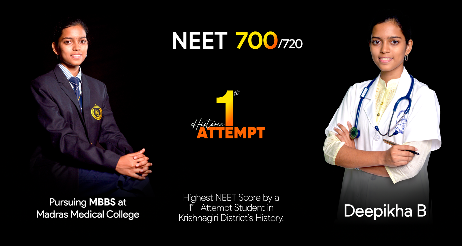 NEET preparation and academic achievements at Advaith School Hosur